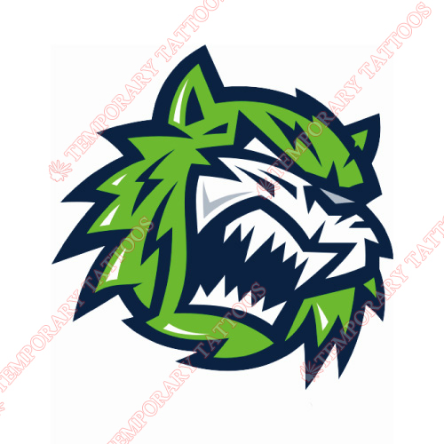 Bridgeport Sound Tigers Customize Temporary Tattoos Stickers NO.8982